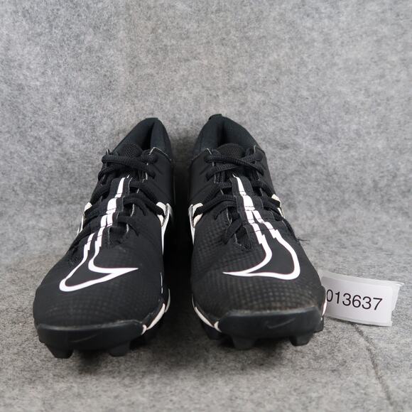 Nike Shoes Youth 6Y Football Cleats Alpha Menace 3 Shark Black White Lace Up - Picture 2 of 14